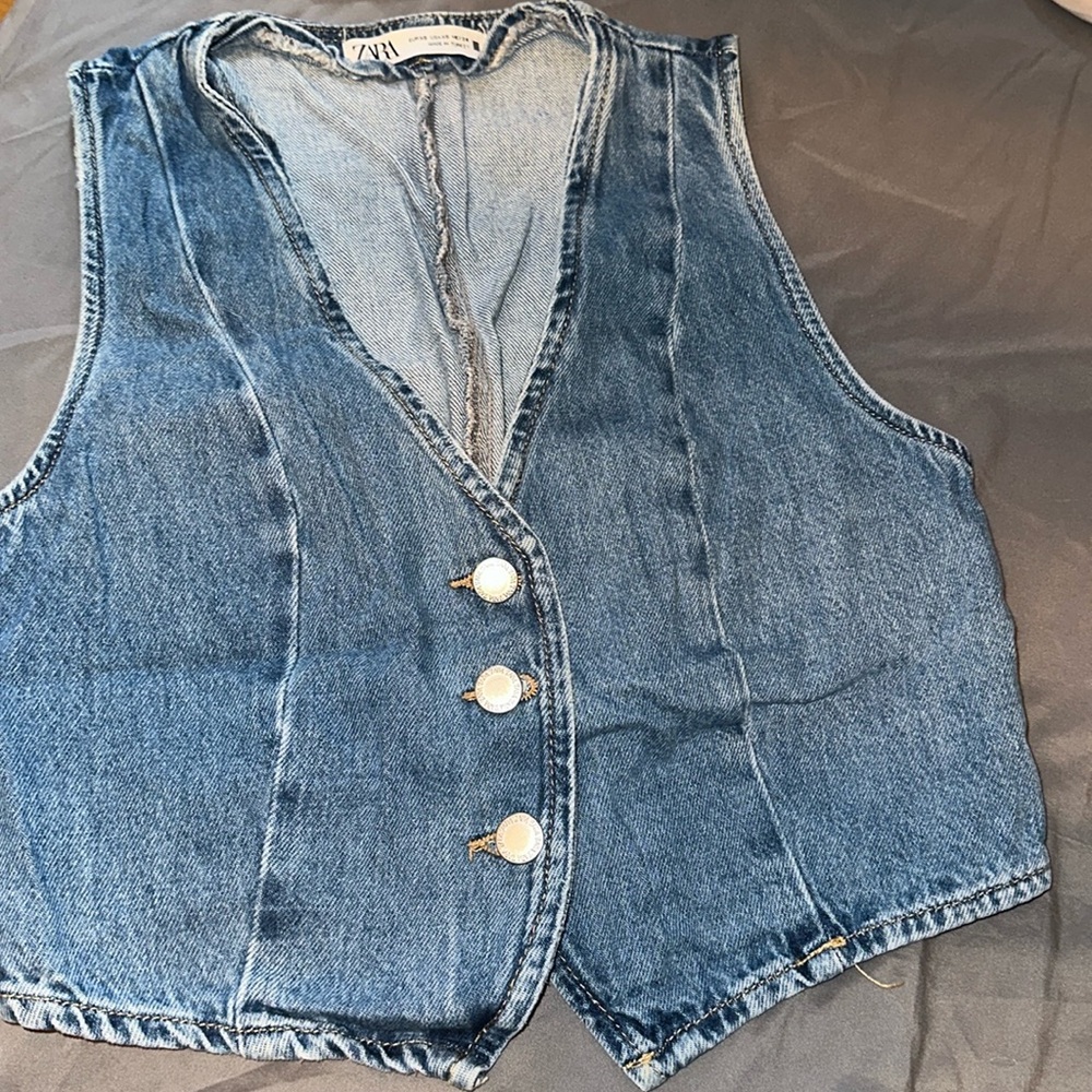 Zara denim Vest